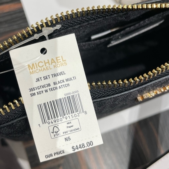 MICHAEL KORS 🖤 Jet Set Travel Small Logo Shoulder
crossbody Bag tech Pouches - Picture 6 of 6
